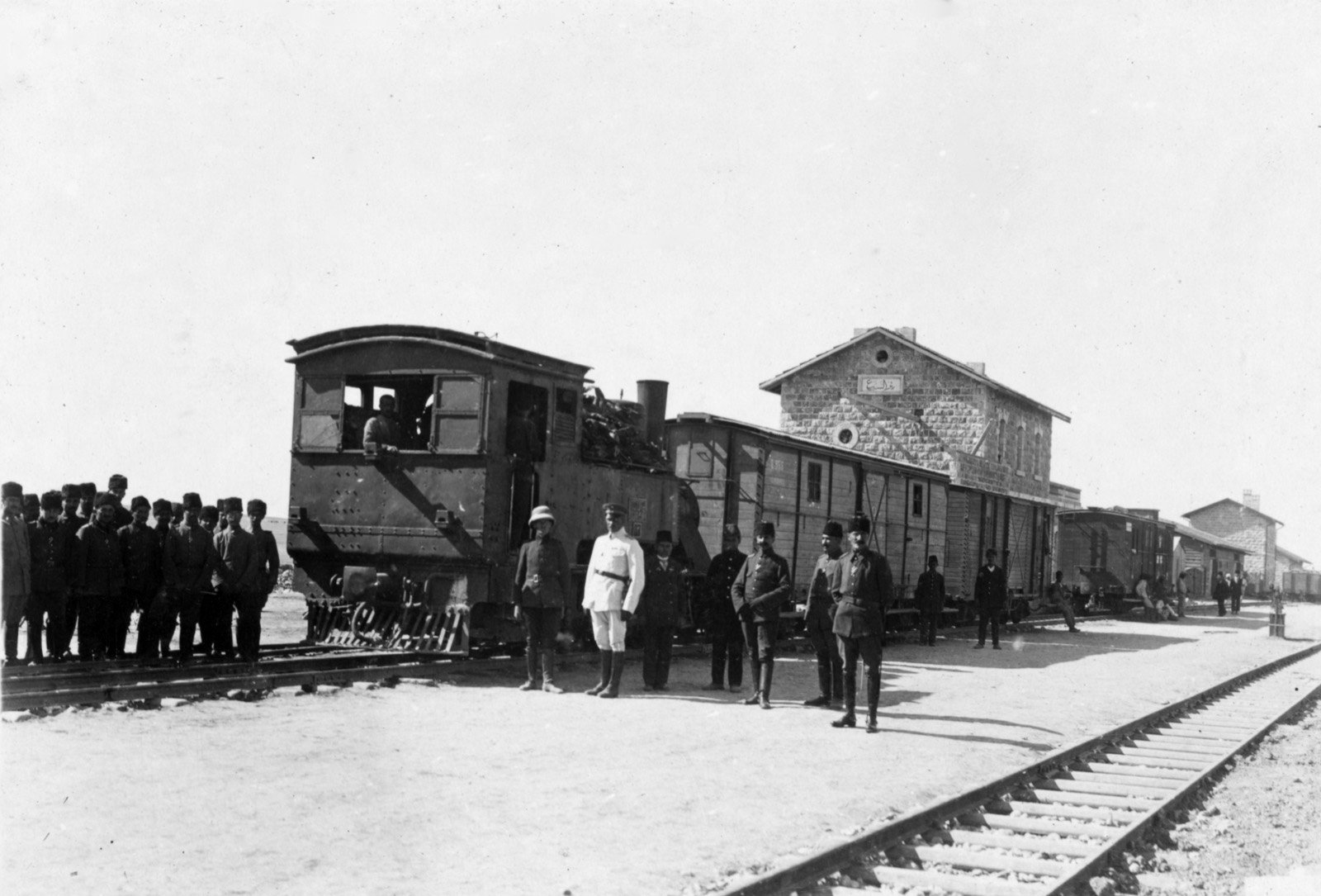 תחנת הרכבת הטורקית, 1917